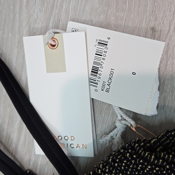 NWT Good American Women Always Fits Sculp Twist Bikini Swim sz 0/XS - Picture 4 of 13